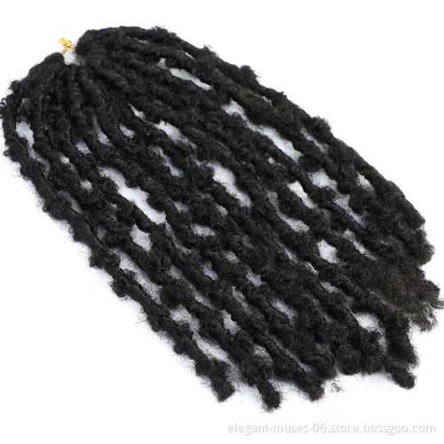 Distressed Locs Fluffy Butterfly Nu Loc Samples Free Crochet Braids Hair Private Label Butterfly Faux Locs Hair